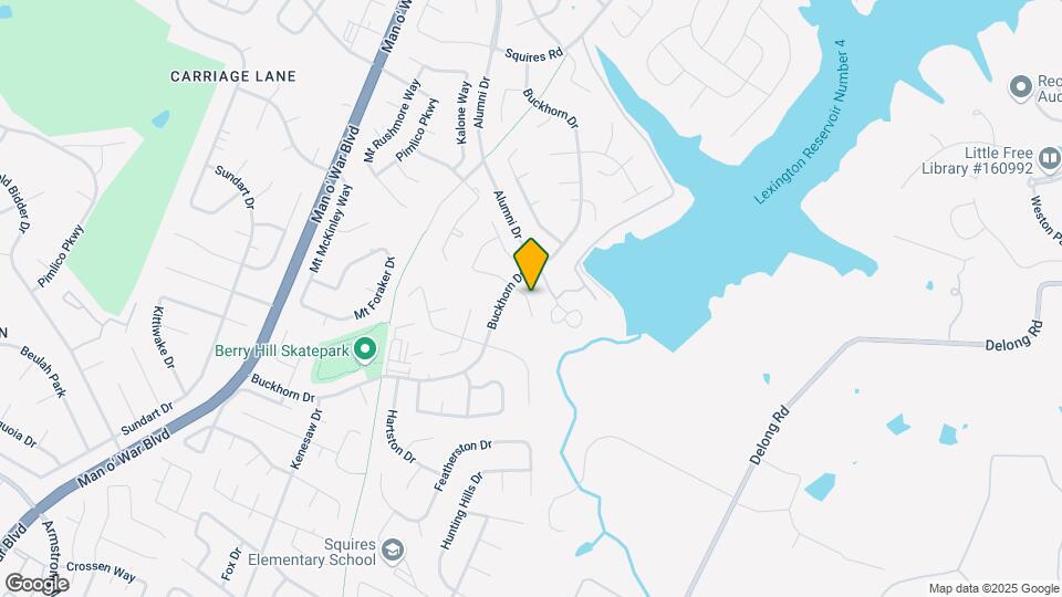 1312 Fenwick Rd Map and Location Details