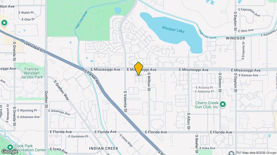 Willow Point Townhomes Mapa y Detalles de la Ubicación