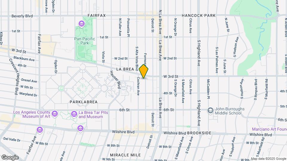 319 S Cloverdale Ave Map and Location Details