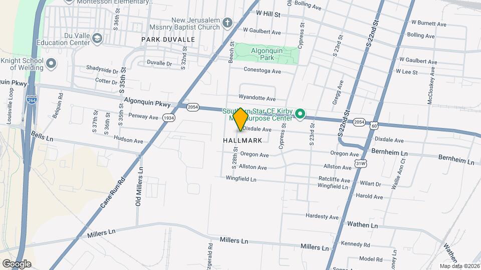 1927 S 28th St Mapa y Detalles de la Ubicación