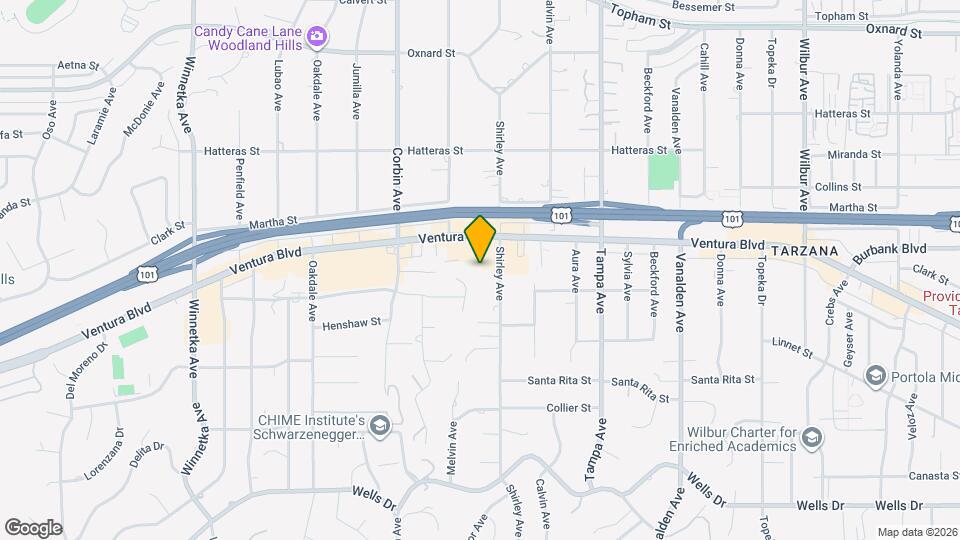 5541 Shirley Ave Map and Location Details