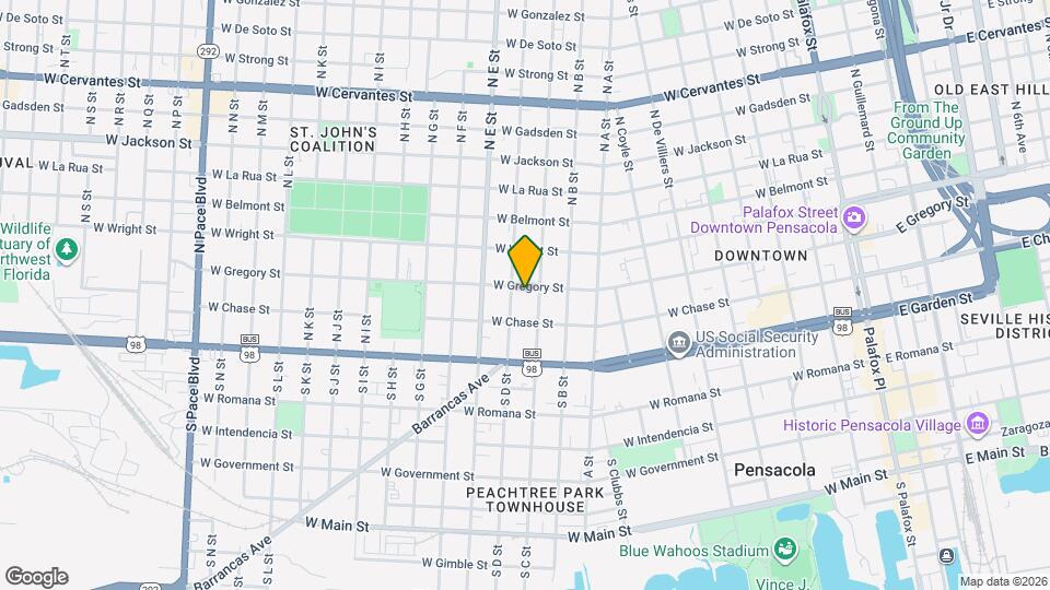 949 W Gregory St Map and Location Details