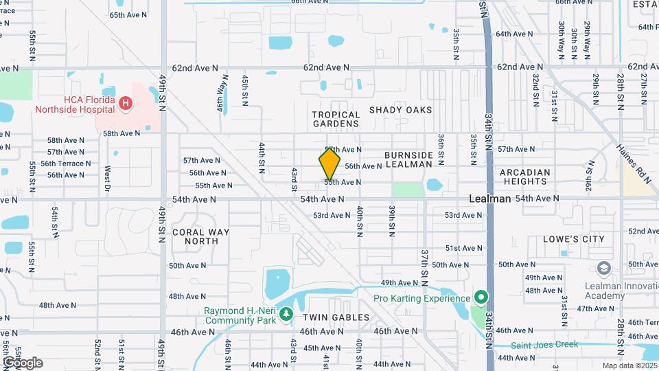 5475 42nd St N Map and Location Details