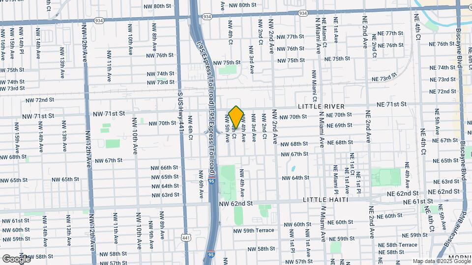 6901 NW 4th Ct Map and Location Details