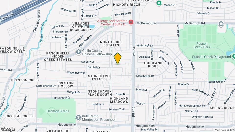 4121 Burnhill Dr Map and Location Details