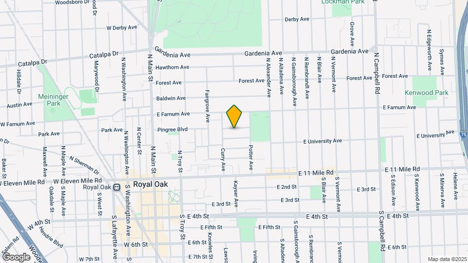 624 Frederick St Map and Location Details