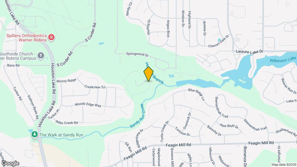 231 Creek Ridge Dr Map and Location Details