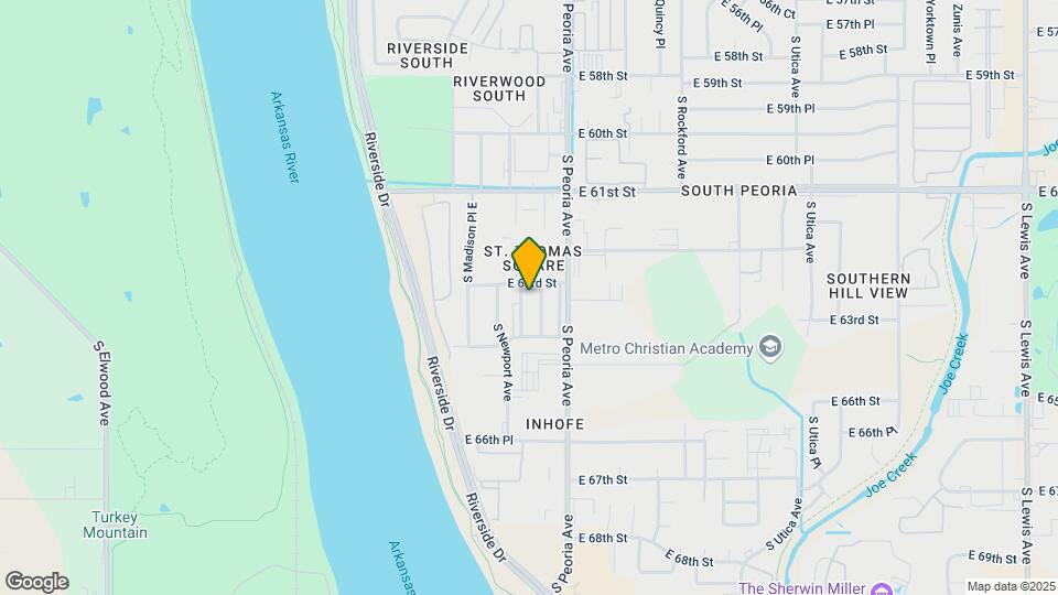 6307 S Owasso Ave Mapa y Detalles de la Ubicación