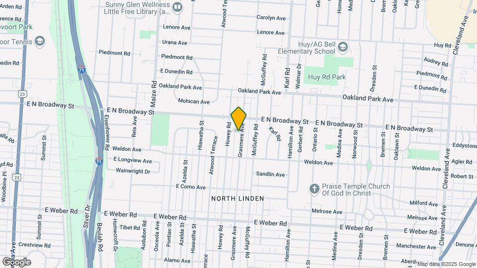 3103 Grasmere Ave Map and Location Details