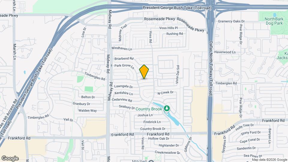 4234 Timberglen Rd Map and Location Details