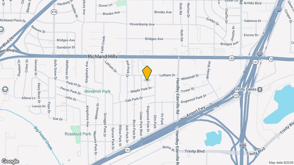 3109 Dogwood Park Dr Map and Location Details