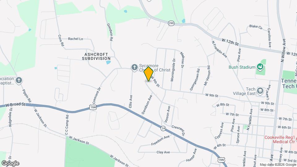 1067 Crescent Dr Map and Location Details