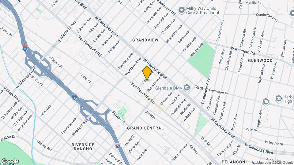 1024 Justin Ave, Unit 1024 Justin Ave Mapa y Detalles de la Ubicación