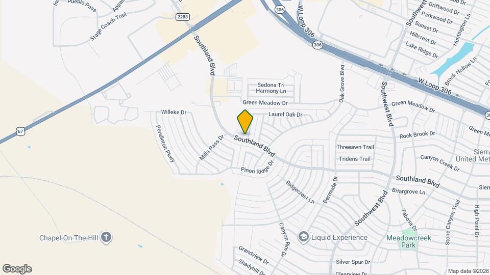 4553 Southern Oak Ln Map and Location Details