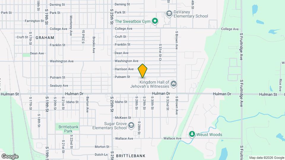 1611 S 29th St Map and Location Details