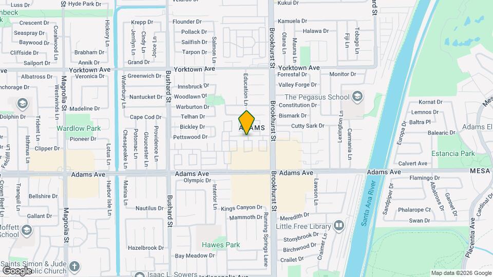 9856 Continental Dr Mapa y Detalles de la Ubicación