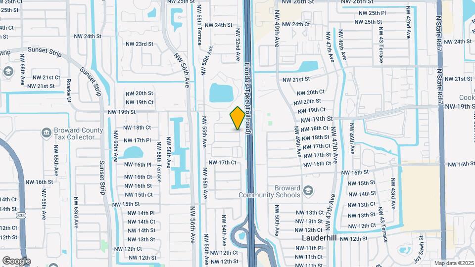 5201 NW 18th St Mapa y Detalles de la Ubicación