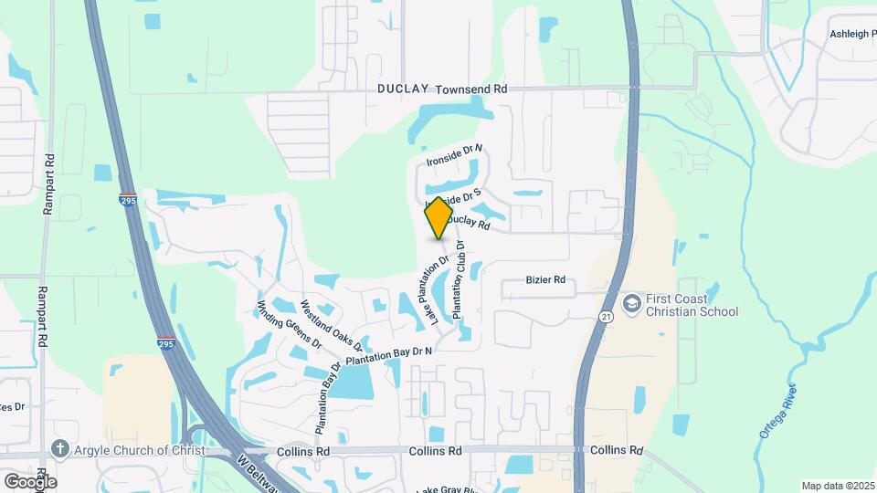 7444 Lake Plantation Ln Map and Location Details