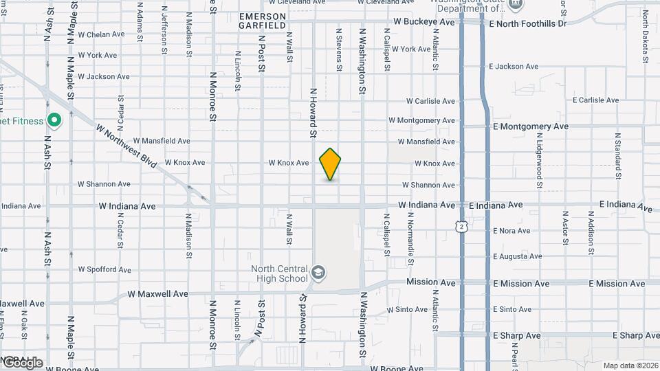 527 W Shannon Ave Map and Location Details