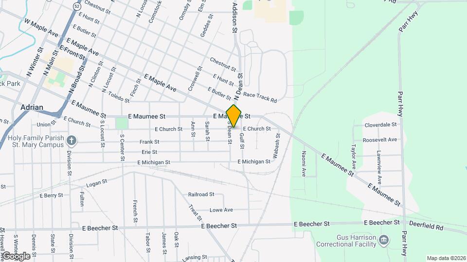 203 S Dean St, Unit Bottom Mapa y Detalles de la Ubicación