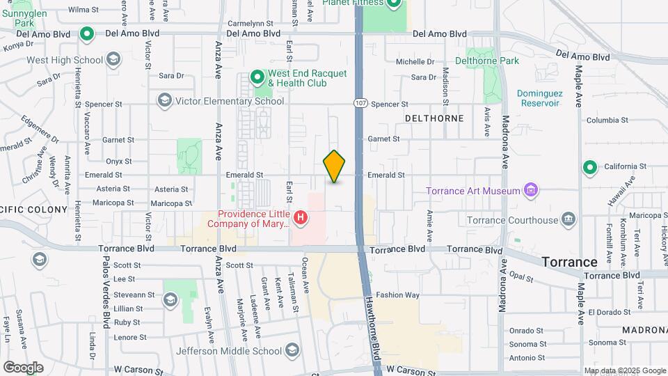 Tally Ho Torrance Apartments Map and Location Details