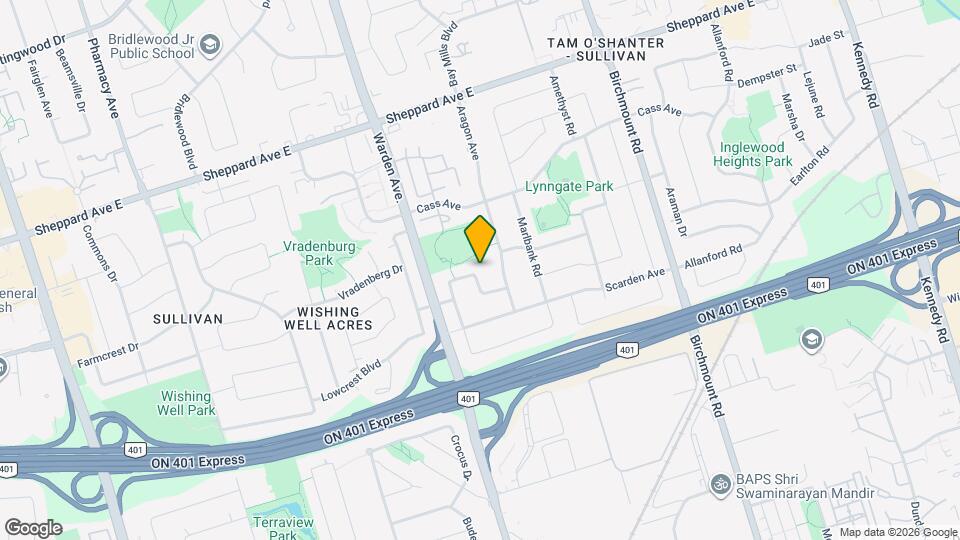 42 Arkona Dr Map and Location Details