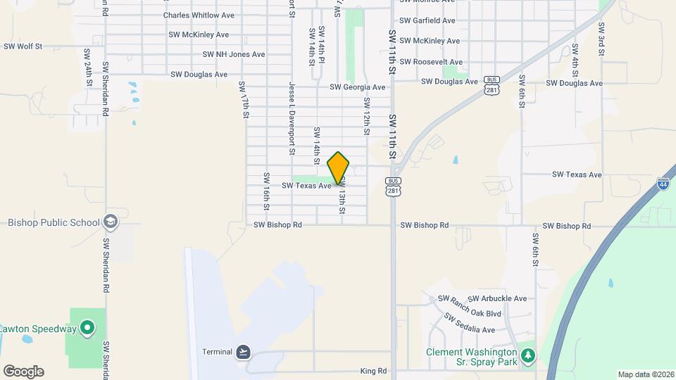 1302 SW Texas Ave Map and Location Details