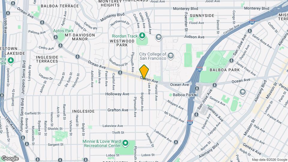 280 Brighton Ave Map and Location Details