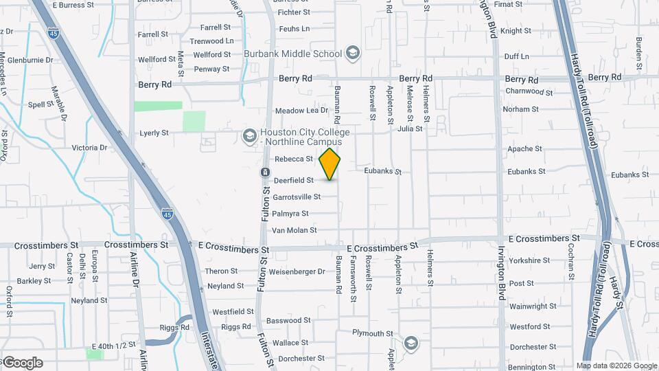244 Deerfield St Map and Location Details