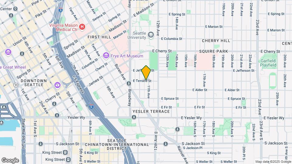 1011 E Terrace St Map and Location Details