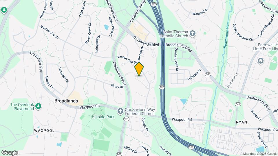 21504 Welby Terrace Map and Location Details