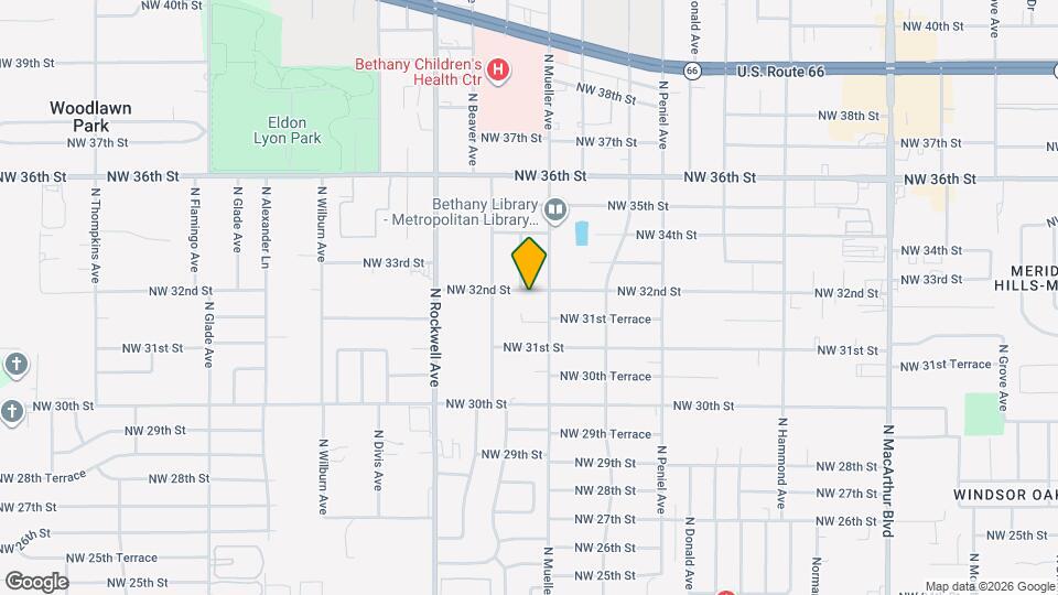 6806 NW 32nd St Map and Location Details