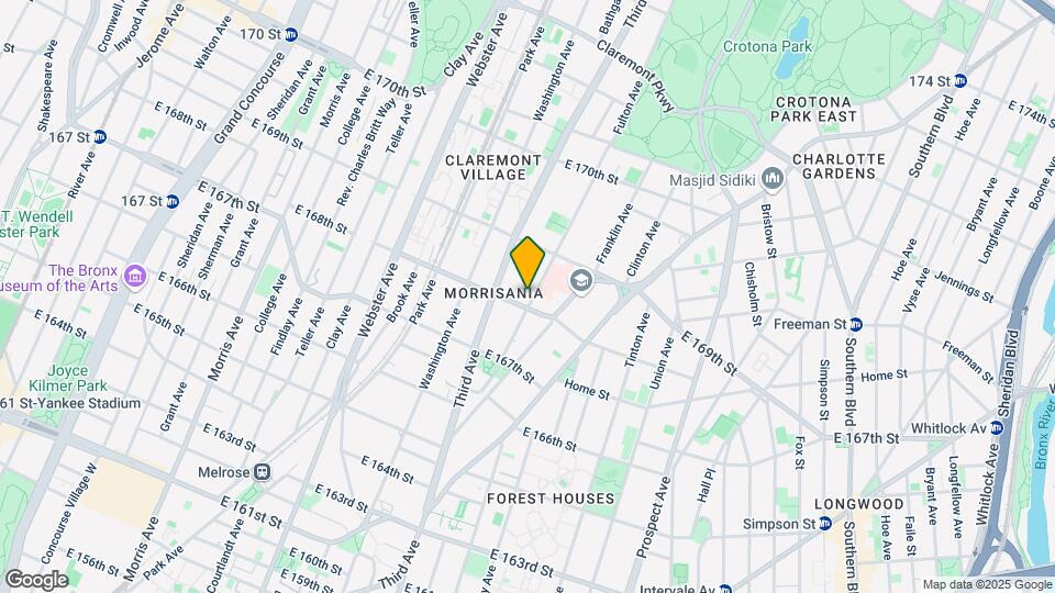 1231 Fulton Ave Mapa y Detalles de la Ubicación