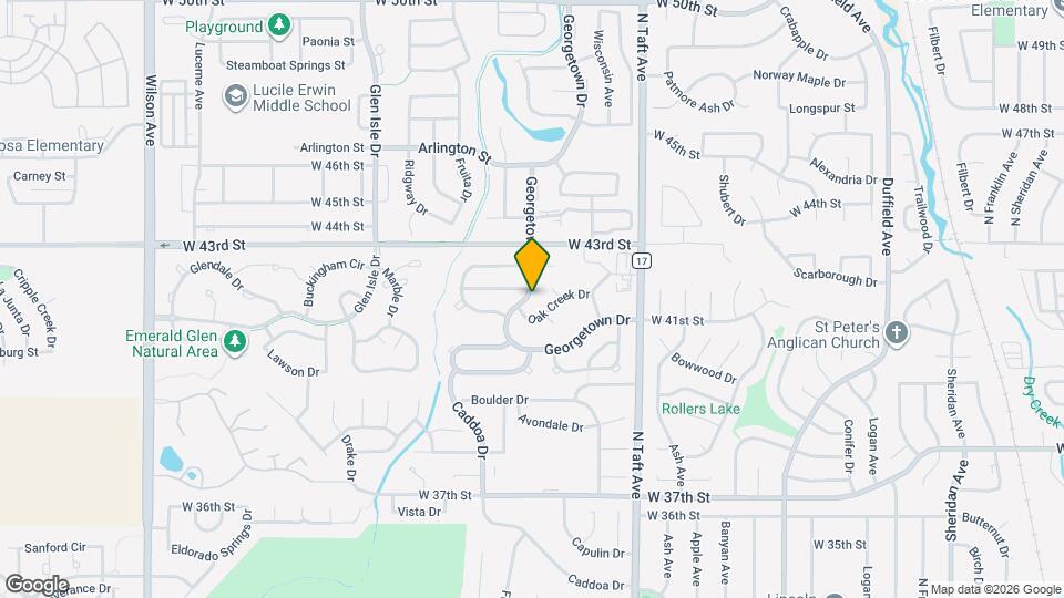 4225 Georgetown Dr Map and Location Details