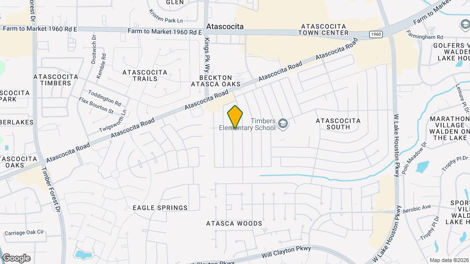 18818 Woodbreeze Dr Map and Location Details