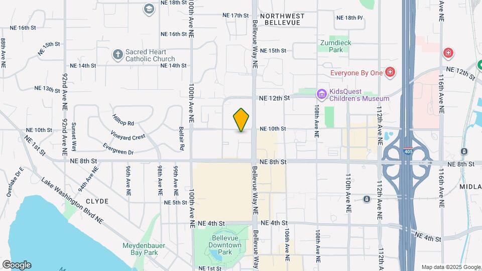10349 NE 10th St Map and Location Details