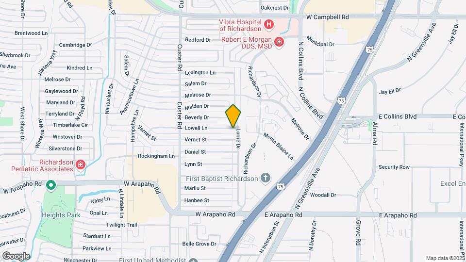 403 Lowell Ln Map and Location Details