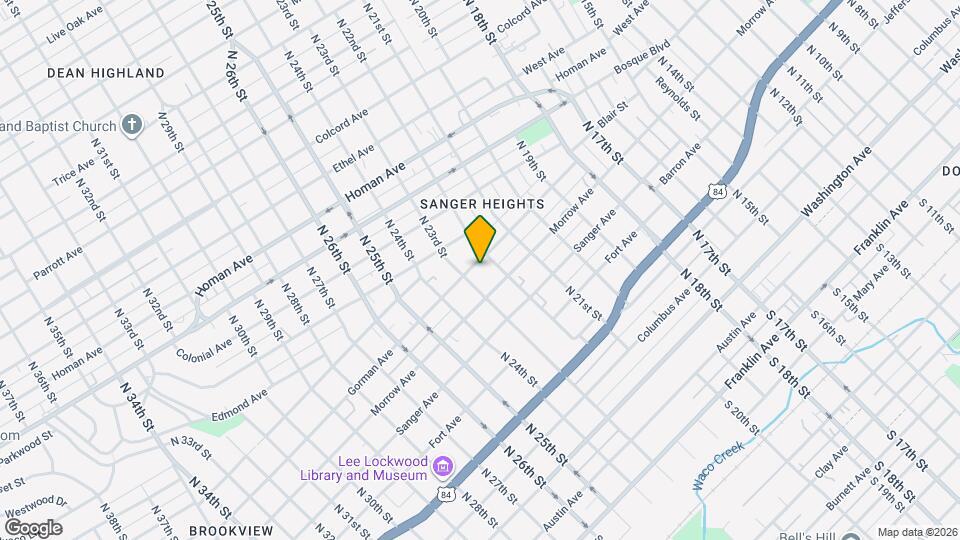 2214 Gorman Ave Map and Location Details