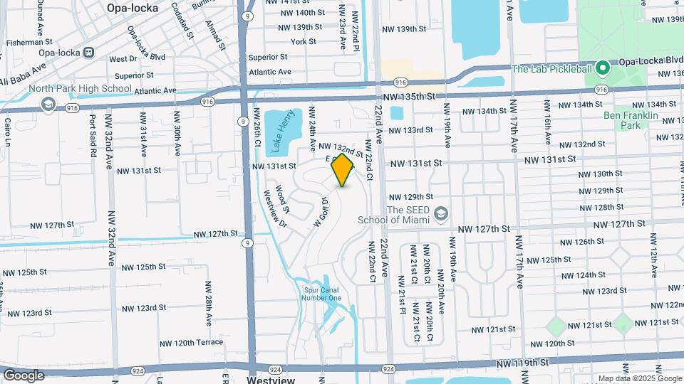 12941 NW 23rd Pl Map and Location Details