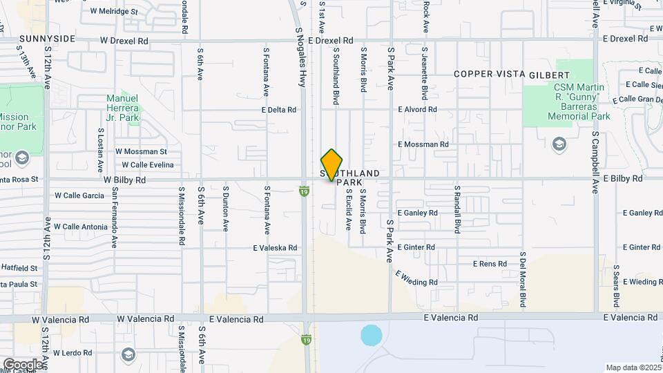 Southland Mobile Home Park Map and Location Details