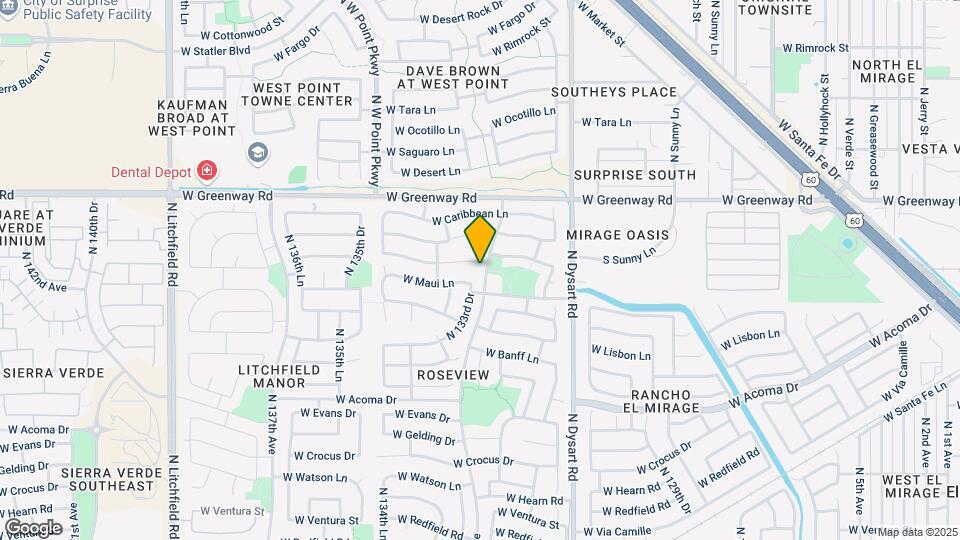 13305 W Port Au Prince Ln Map and Location Details