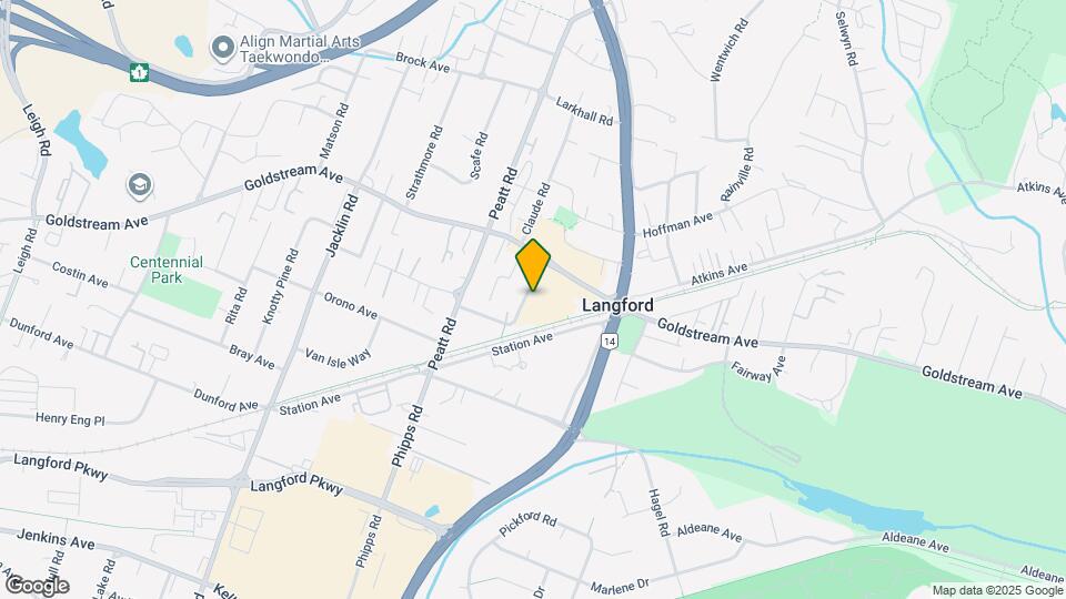 751 Goldstream Ave Map and Location Details