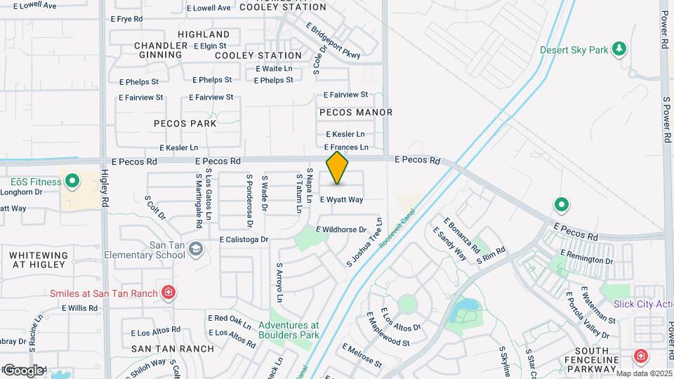 3859 E Longhorn Dr Map and Location Details