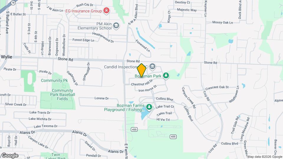 1218 Cedar Branch Dr Map and Location Details