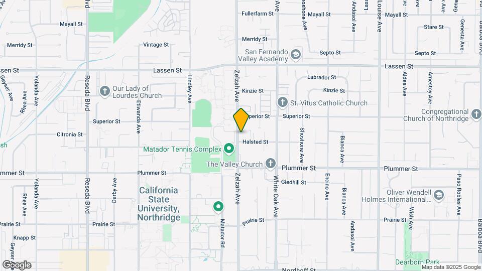 9610 Zelzah Ave, Unit 306 Mapa y Detalles de la Ubicación