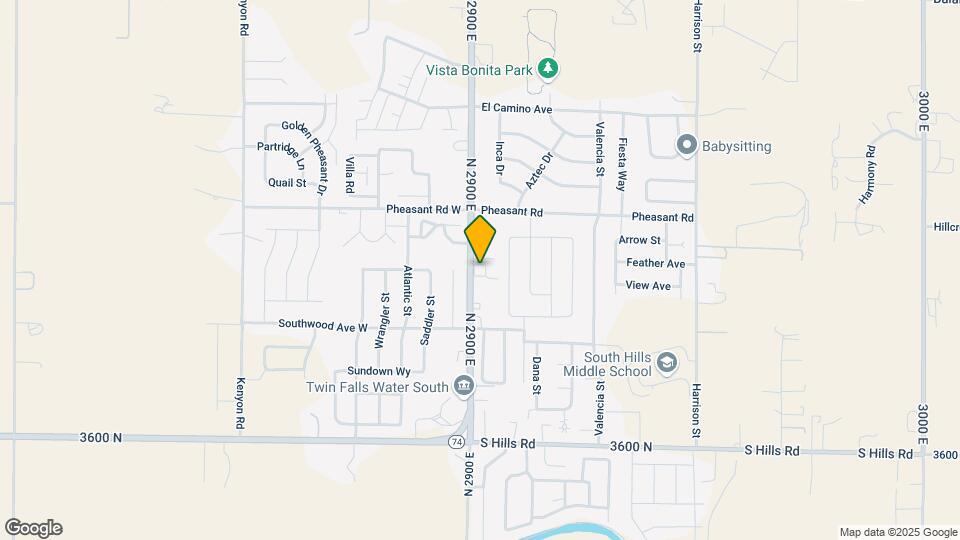1401 S Washinton St Map and Location Details