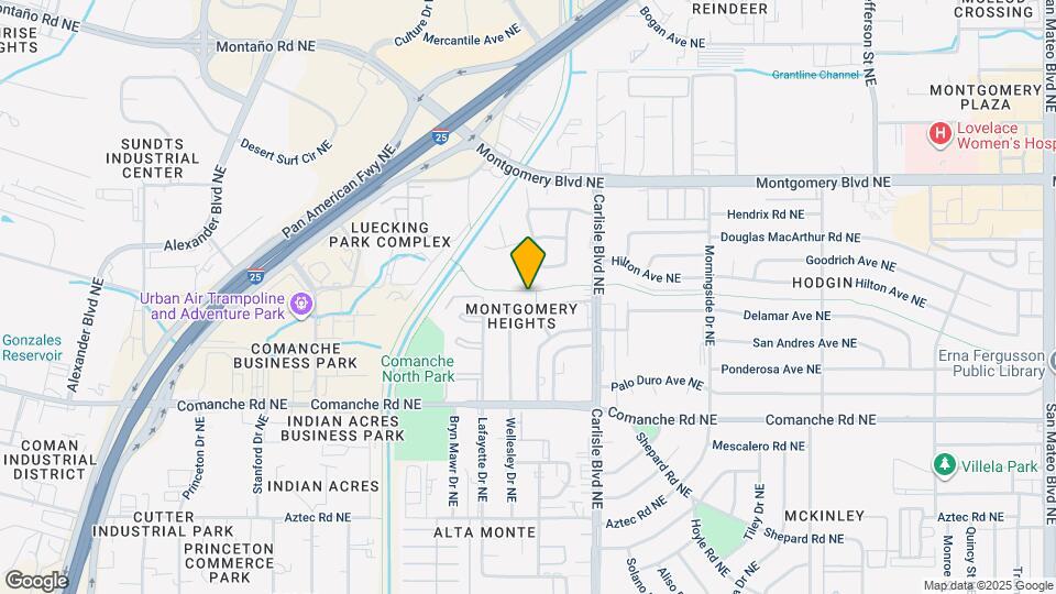 3409 Delamar Ave NE Map and Location Details