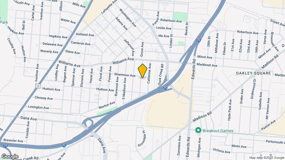 3934 Grove Ave Mapa y Detalles de la Ubicación