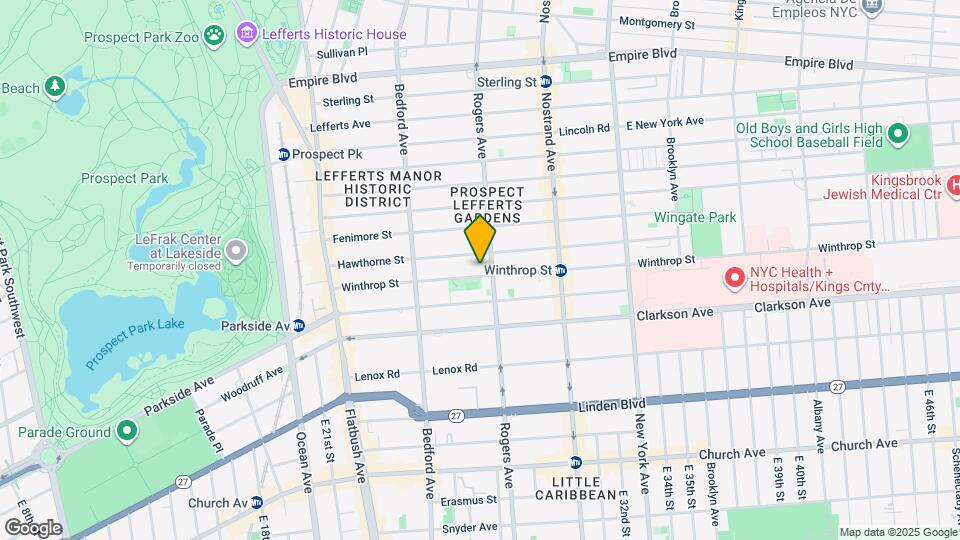 197 Winthrop St Map and Location Details