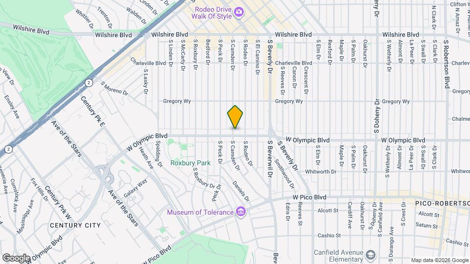 354 S Camden Dr Map and Location Details